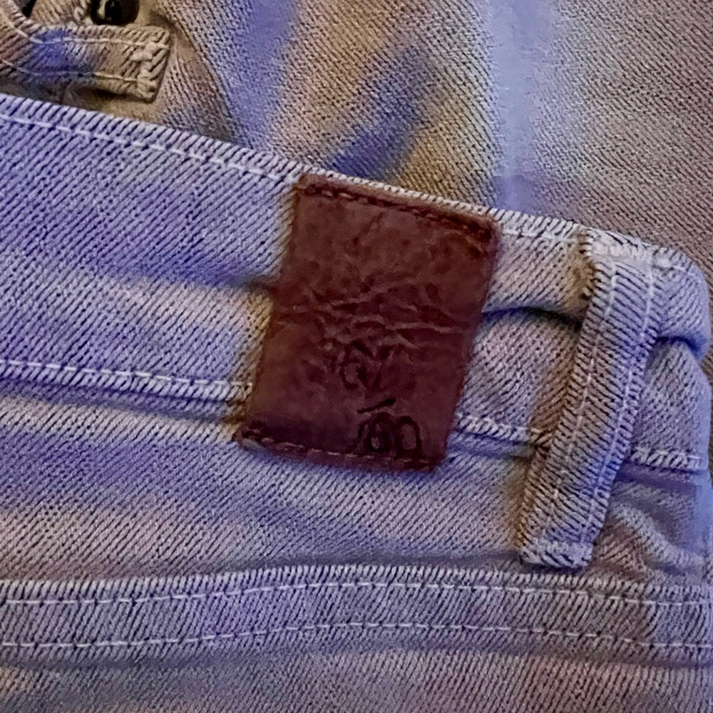 Raleigh Denim Skinny Jeans in Tan - Picture 5 of 9
